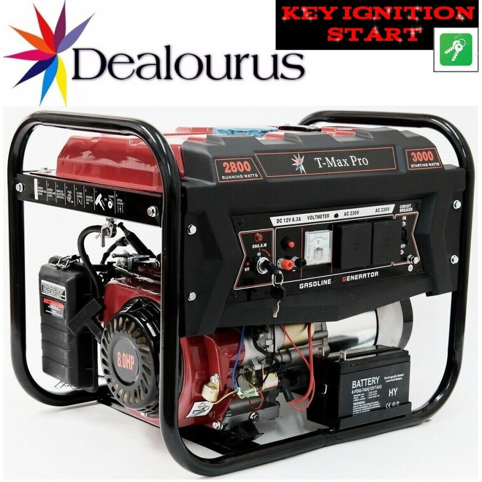 Dealourus T-MAX 6000W-E Portable Petrol Generator
