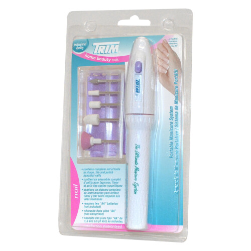 Trim Portable Manicure Pedicure System Home Beauty Tools