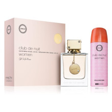 Armaf Club De Nuit voor Dames 2-delige Set, (100ml Eau De Parfum spray + 200ml parfum Body Spray)