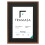 (Walnut Frame Black Mount, A4 Pic (A3 Frame)) Thin Matt Picture Frames Walnut Photo Frames Poster Frames With Black, White or Ivory Mounts 1