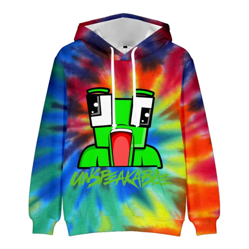 (8-9 Years, A) Kids Boys Girls Child Pullover Unspeakable Hoodie Long Sleeve Hoody Hooded T-shirts Tops