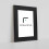 (Black Frame Black Mount, A5 Pic (A4 Frame)) Thin Matt Picture Frames Black Photo Frames Poster Frames With Black, White or Ivory Mounts 2
