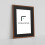 (Walnut Frame Black Mount, A4 Pic (A3 Frame)) Thin Matt Picture Frames Walnut Photo Frames Poster Frames With Black, White or Ivory Mounts 2