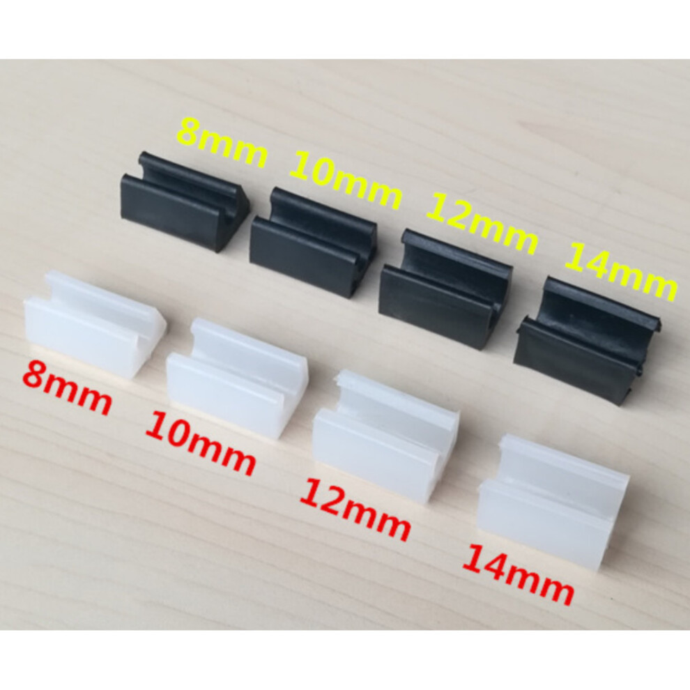 Newjass (10Mm White ) Clip On Sled Chair Glides (Set Of 16 Glides)