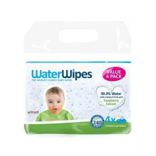 WaterWipes Baby Wipes with Soapberry Extract 4*60's Value Pack