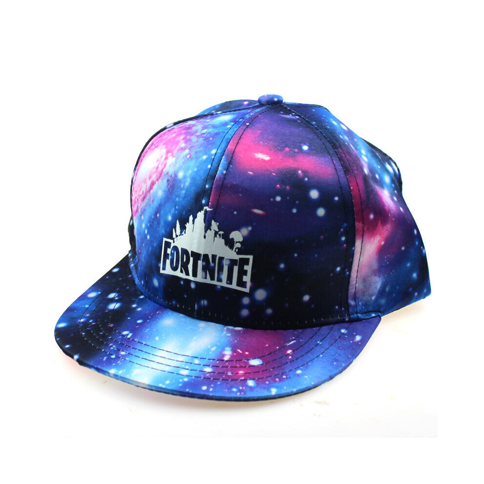 (6) Fortnite Game Print Baseball Cap Youth Adult Sports Curved Brim Hat Hip-Hop Cap Multicoloured