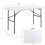 4FT CAMPING CATERING HEAVY DUTY FOLDING TABLE TRESTLE PICNIC BBQ PARTY 6