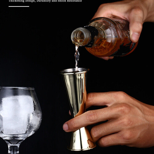 Drinks Jigger Dual Cocktail Spirit Measuring Cup Measure Cup Jigger 30& 60ml 2