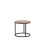 Nesting Coffee Tables Set of 2, Round Stacking Sofa Side Tables 4