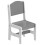 Kids Table and 2 Chairs Set Storage Children Learning Dining Activity 4