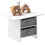 Kids Table and 2 Chairs Set Storage Children Learning Dining Activity 5