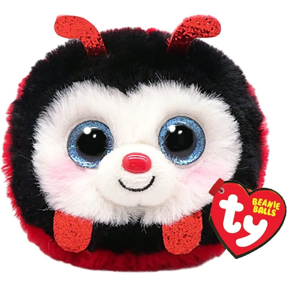 Izzy Ladybug Beanie Ball 3"