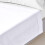 (Double, White) 100% Egyptian Luxury Cotton Flat Bed Sheets Single Double King Size UK 4