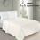 (Double, Cream) 100% Egyptian Luxury Cotton Flat Bed Sheets Single Double King Size UK 4