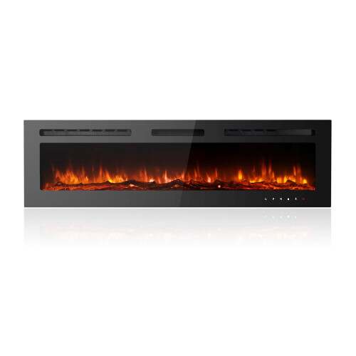 (153cm/60") Ultra-Thin Electric Fireplace Low Noise