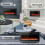 (102cm/40") Ultra-Thin Electric Fireplace Low Noise 5