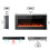 (102cm/40") Ultra-Thin Electric Fireplace Low Noise 2