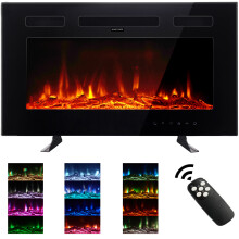 (76cm/30") Ultra-Thin Electric Fireplace Low Noise