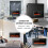 (102cm/40") Ultra-Thin Electric Fireplace Low Noise 6