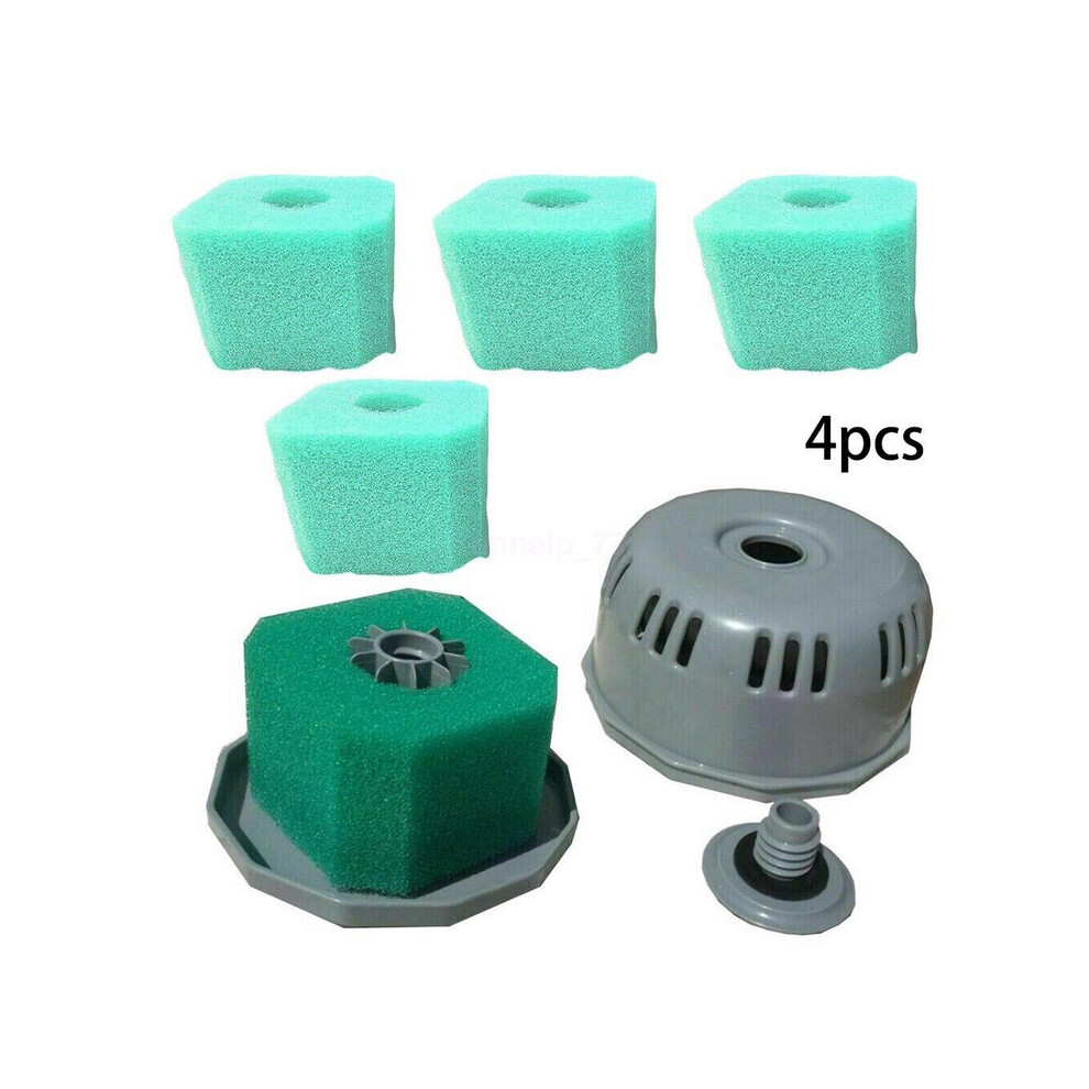4 Spa Tub & Spa Filter Washable Reusable Fits Lazy S1/V1 Type Bio Foam