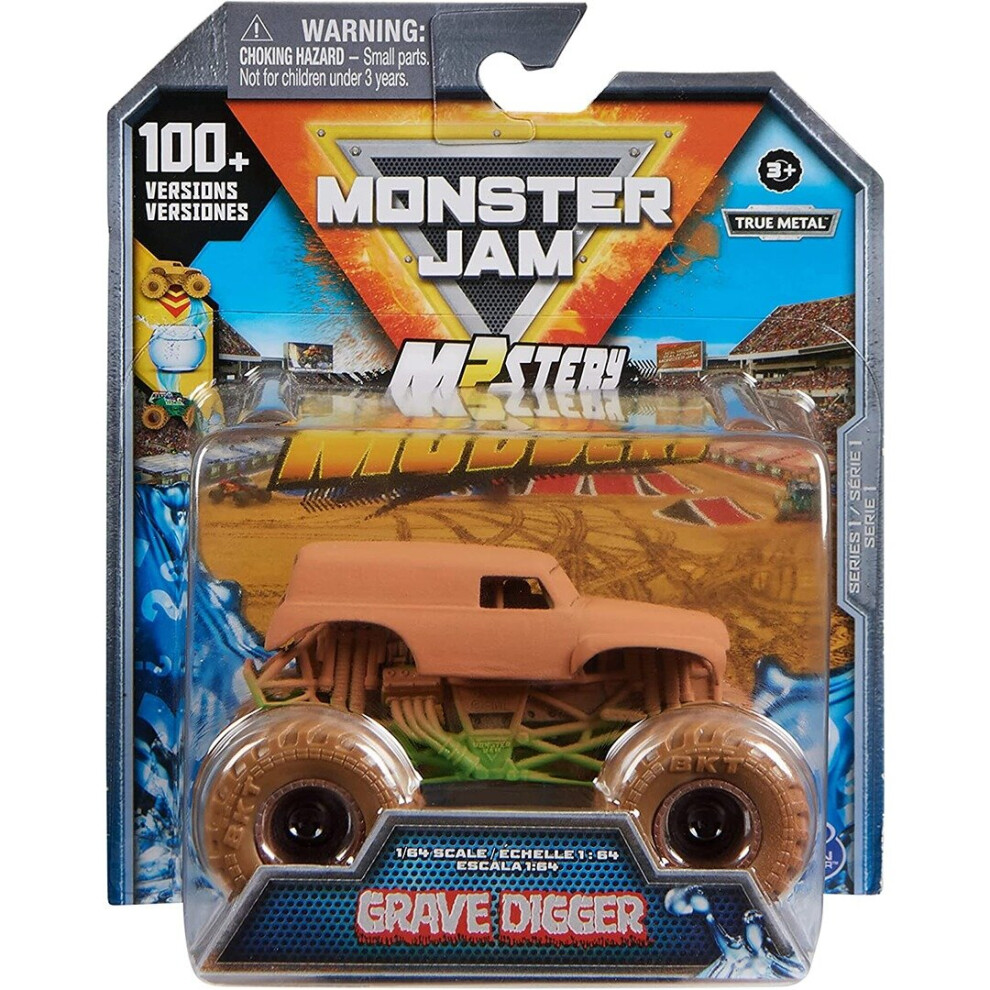 New Monster Jam Mystery Mudders 1:64 Vehicle (Styles Vary, One Supplied)