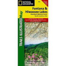 Fontana and Hiwasee Lakes, Nantahala National Forest Trails Illustrated Other Rec Areas National Geographic Trails Illustrated Map