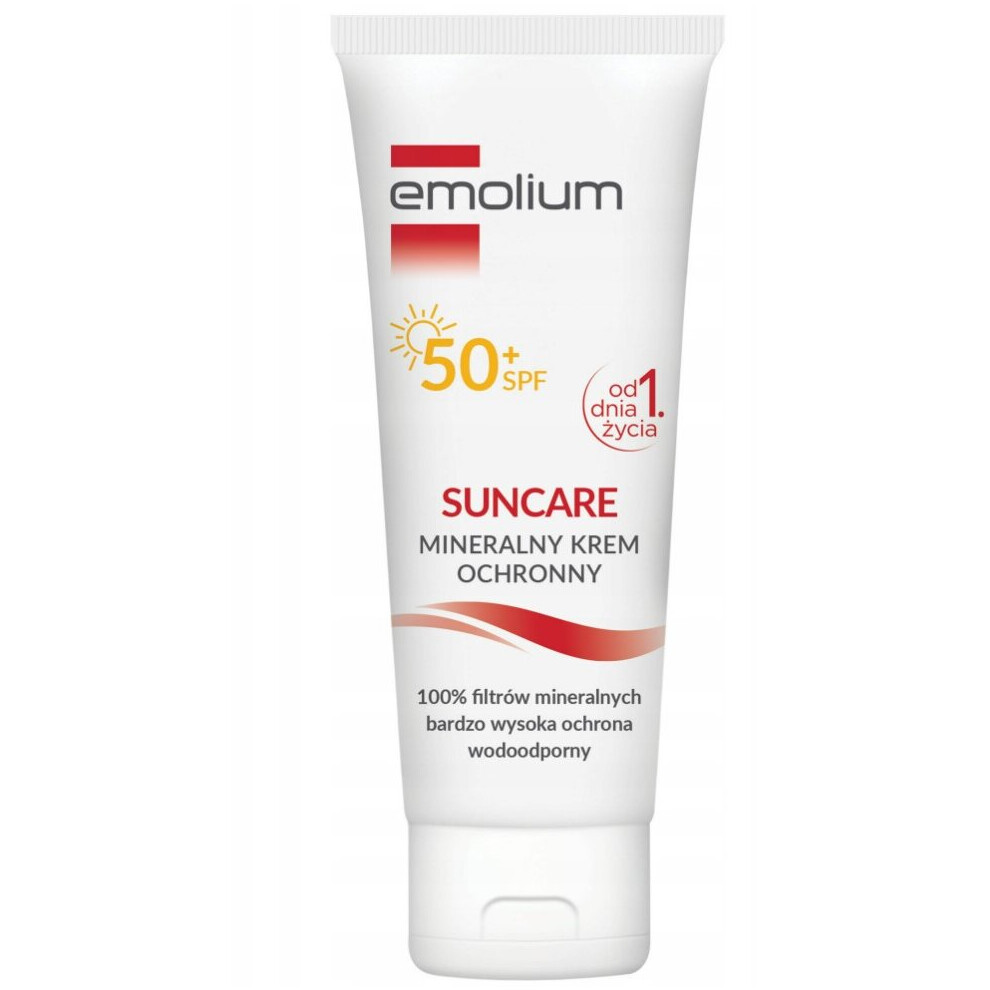 Suncare Cream Emolium Mineralny Krem Ochronny Spf50+ 50Ml