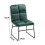 (Green) Set Of 2 Foldable Dinning Chairs üVelvet Panel Back 4