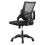 (Black) High Quality Mesh Back Special Ergonomic Office Chair With Folding Armrests 3