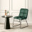 (Green) Set Of 2 Foldable Dinning Chairs üVelvet Panel Back 1