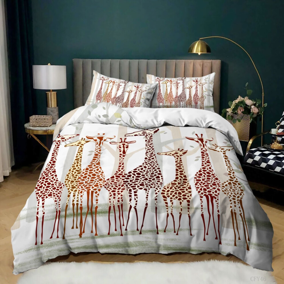 (Style 05, Double) giraffe Bedding Single Double King Duvet Cover UK