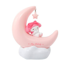 (Melody) Kuromi Cinnamonroll Melody Pochacco Moon Led Light Cartoon Ornament Decor Lamp