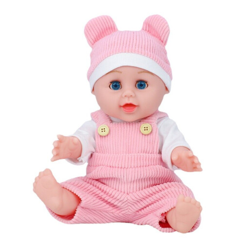 (Pink Belt) Baby Reborn Blinking Dolls Realistic Newborn Full Body Real Life Play House Toys