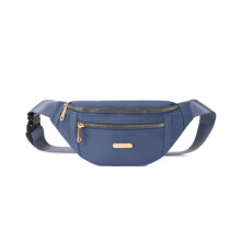 (Blue) Men Waist Women Bum Bag Fanny Pack Holiday Travel Money Belt Pouch Bag Wallet