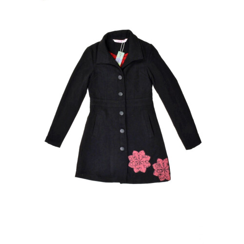 Smash BNWT Smash coat black belted lined for ladies size S M Chinese nice stylish