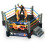 WWE SMACK - King Power Hexagonal Ring & x6 figurines de catch miniatures 1
