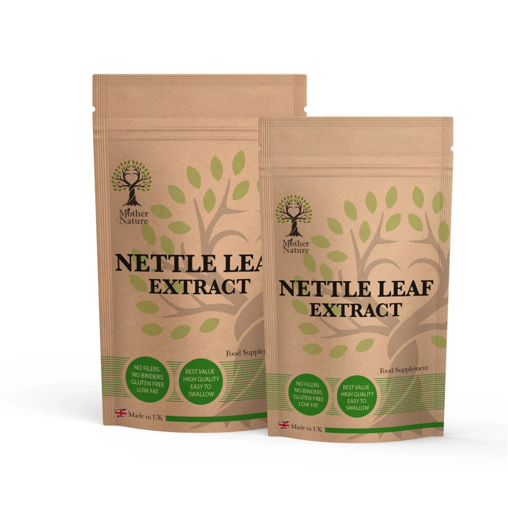 (120 Capsules ) Stinging Nettle Leaf Capsules 600mg UK Genuine Natural Nettlle Supplement Vegan High Potency 10 x Stronger