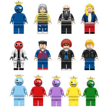 (Style C 13pcs) Rainbow Friend series model small particle children's assembled block toys fit lego