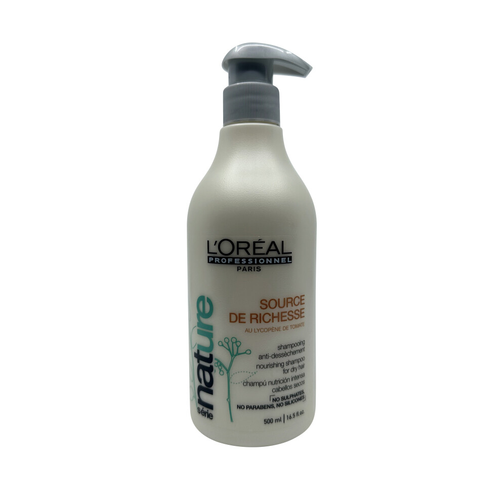 L'Oreal Professionel Source de Richesse Shampoo Dry Hair  16.5 OZ