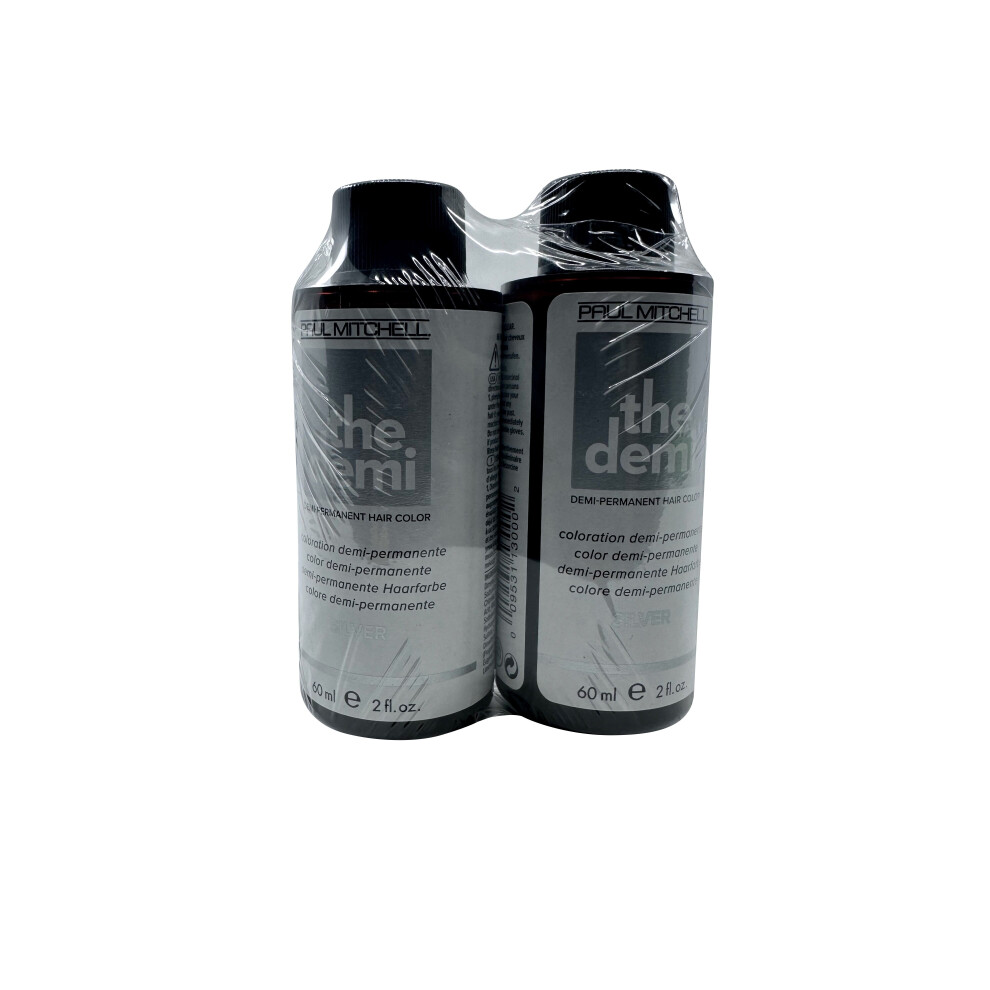 Paul Mitchell The Demi Demi Permanent Hair Color Silver 2 OZ Set of 2