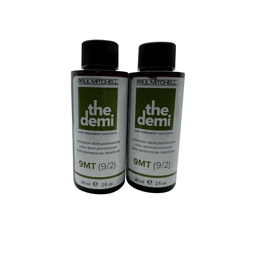 Paul Mitchell The Demi Demi Permanent Hair Color 9MT 2 OZ Set of 2