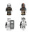 (Style D  8pcs) Star Wars Clone Trooper Cody Rex Commander Fit Lego Minifigures 4
