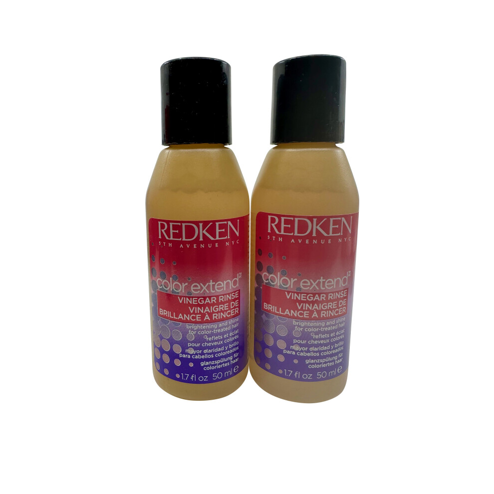 Redken Color Extend Vinegar Rinse Color Treated Hair 1.7 OZ Set of 2