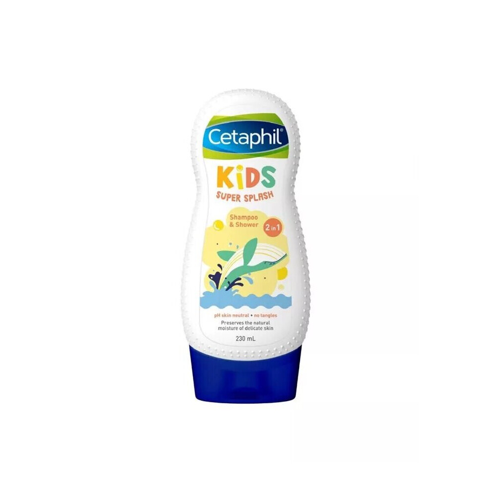 Cetaphil Kids Super Splash 2 In 1 Shampoo & Shower Gel 230 mL