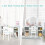 Casart 2-in-1 Kid Vanity Table Set Dressing Table w/ Mirror Makeup Table Set 9