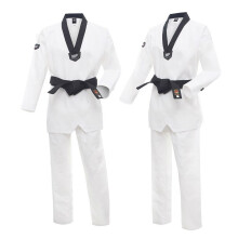 (XXL 180CM) New Taekwondo Clothing Adult Children Kids Karate Suit Martial Arts Training Sets Kung Fu Uniform For Women Men White Belt