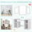 Casart 2-in-1 Kid Vanity Table Set Dressing Table w/ Mirror Makeup Table Set 6