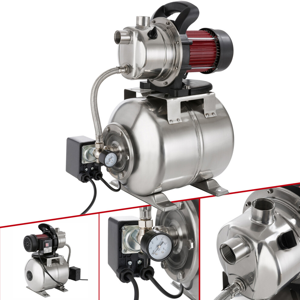 AREBOS Domestic Waterworks Garden Pump Water Pump 1200W 3800l/h 48 m
