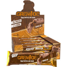Barrita Grenade rica en proteínas y baja en azúcar - Fudged Up, 12 x 60 g