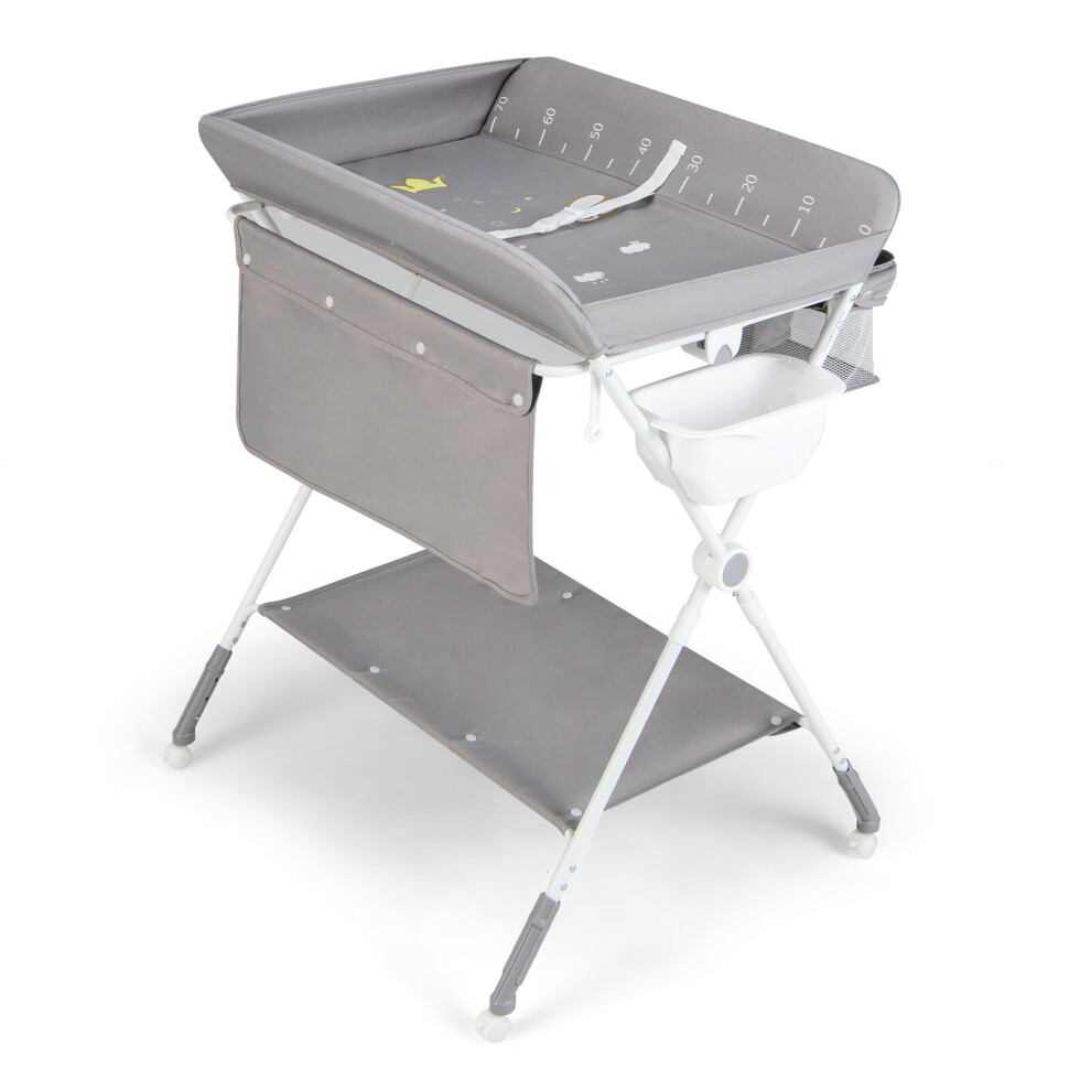 3 IN 1 Foldable Baby Changing Table Newborn Nursery Organizer W/Basket